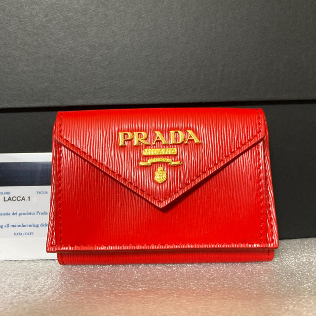 専用 プラダ PRADA 正規品 新品 折財布 ミニ財布 ミニウォレット-