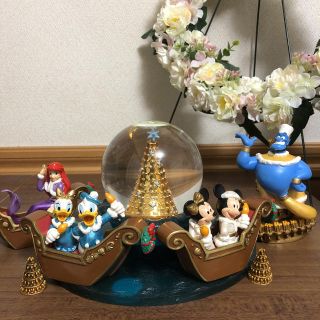 ディズニー(Disney)のハーバーサイドクリスマス　スノーグローブ (置物)