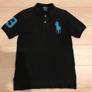 ポロラルフローレン(POLO RALPH LAUREN)のポロラルフローレン  ピッグポニーポロシャツ ブラック Mサイズ(Tシャツ/カットソー)