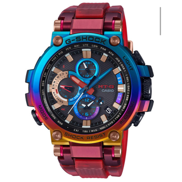 G-SHOCK MTG-B1000VL-4AJR レインボーIP「火山雷」