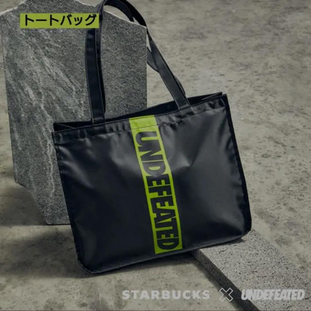 Starbucks Coffee(スターバックスコーヒー)のスターバックス　トートバッグ　UNDEFEATED スタバ レディースのバッグ(トートバッグ)の商品写真