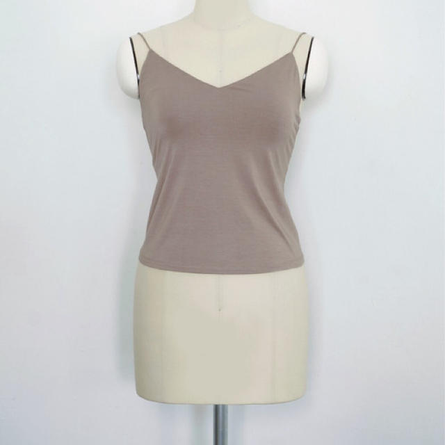 Her lip to camisole 1