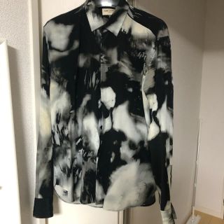 Saint Laurent - saint laurent 38 タイダイ シルク シャツ 難あり ...