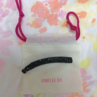 Complex Biz - コンプレックス ビズ クロワッサンクリップ 黒の通販 by