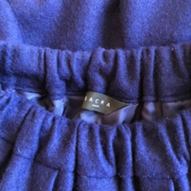 SACRA(サクラ)のSACRA サクラ　ウール フレアスカート レディースのスカート(ひざ丈スカート)の商品写真