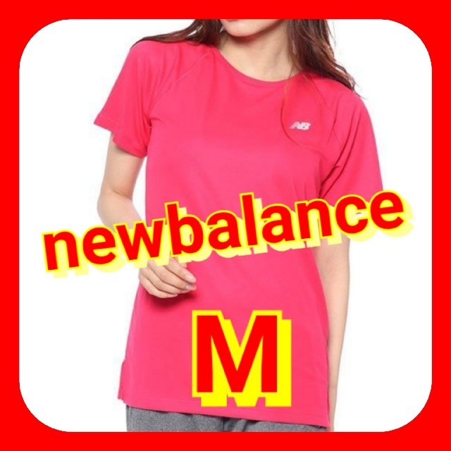 New Balance(ニューバランス)の【新品】【定価¥3,900】newbalance　レディース　Tシャツ　Mサイズ レディースのトップス(Tシャツ(半袖/袖なし))の商品写真