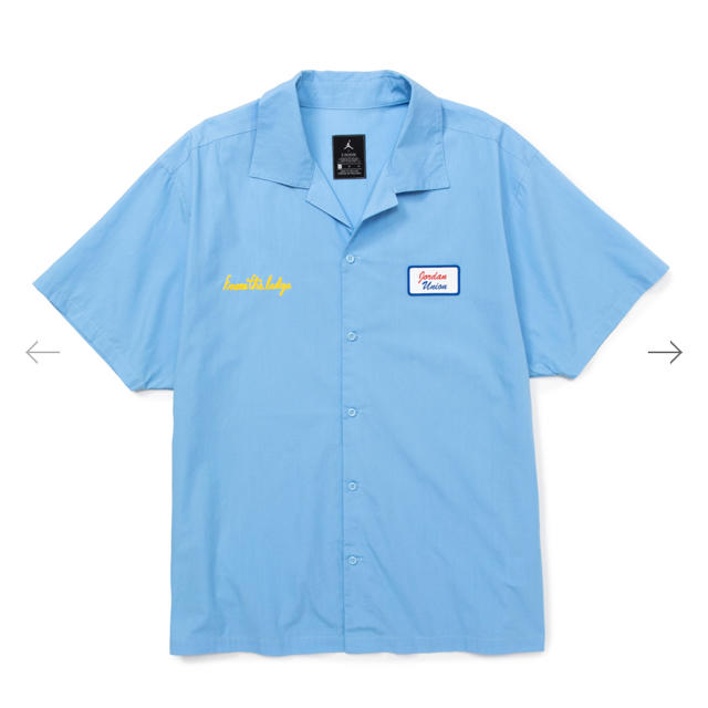 NIKE(ナイキ)のunion jordan mechanic shirt sサイズ メンズのトップス(シャツ)の商品写真