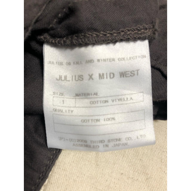 JULIUS(ユリウス)のJULIUS  シームド　ブルゾン　MID WEST 別注 メンズのジャケット/アウター(ブルゾン)の商品写真