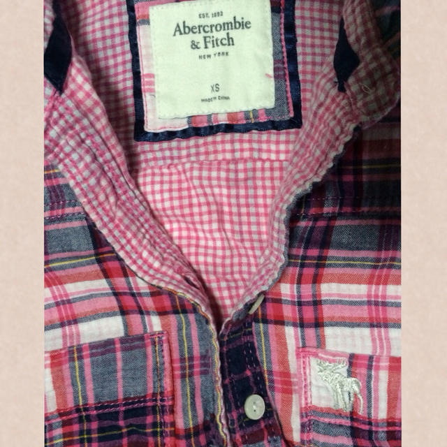 Abercrombie&Fitch(アバクロンビーアンドフィッチ)のアバクロ♡チェックシャツ レディースのトップス(シャツ/ブラウス(長袖/七分))の商品写真