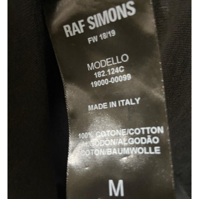 RAF SIMONS(ラフシモンズ)のrafsimons クリスチーネf Mサイズ メンズのトップス(Tシャツ/カットソー(半袖/袖なし))の商品写真