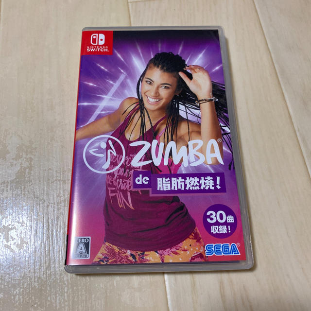 Nintendo Switch(ニンテンドースイッチ)の「ZUMBA DE 脂肪燃焼 !」  エンタメ/ホビーのゲームソフト/ゲーム機本体(家庭用ゲームソフト)の商品写真