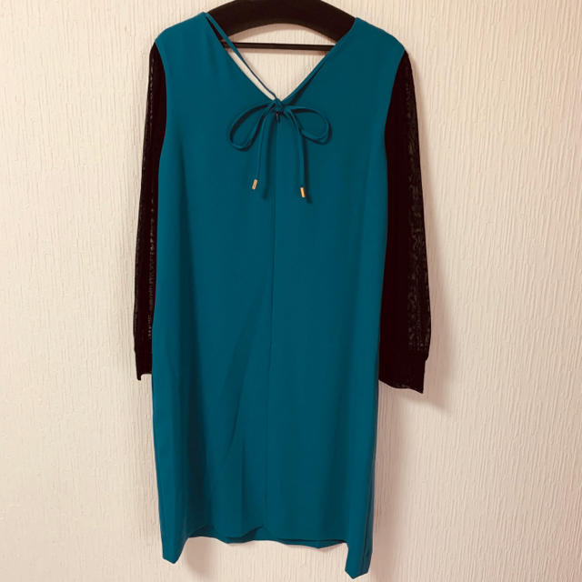 新品タグ付き✳定価22800円 リルフェテ ドレス ワンピース  異素材 日本製 3