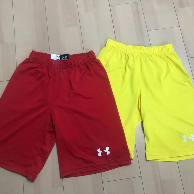 UNDER ARMOUR(アンダーアーマー)のアンダーアーマー　バスパン　スポーツ　キッズL(150程度) 美品 スポーツ/アウトドアのスポーツ/アウトドア その他(バスケットボール)の商品写真