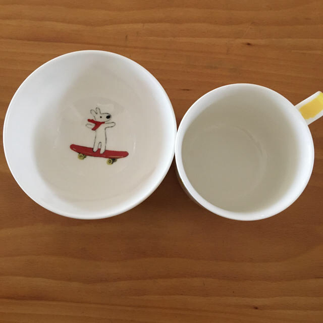 NIKKO(ニッコー)のニッコー　リサ&ガスパール　お茶碗　マグカップ　日本製 インテリア/住まい/日用品のキッチン/食器(食器)の商品写真