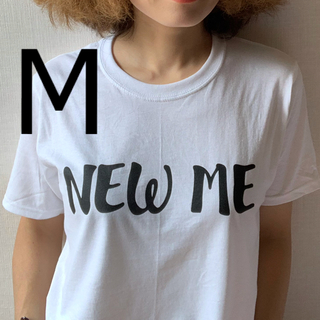 NEW ME Tシャツ WHITE Mサイズ(Tシャツ(半袖/袖なし))