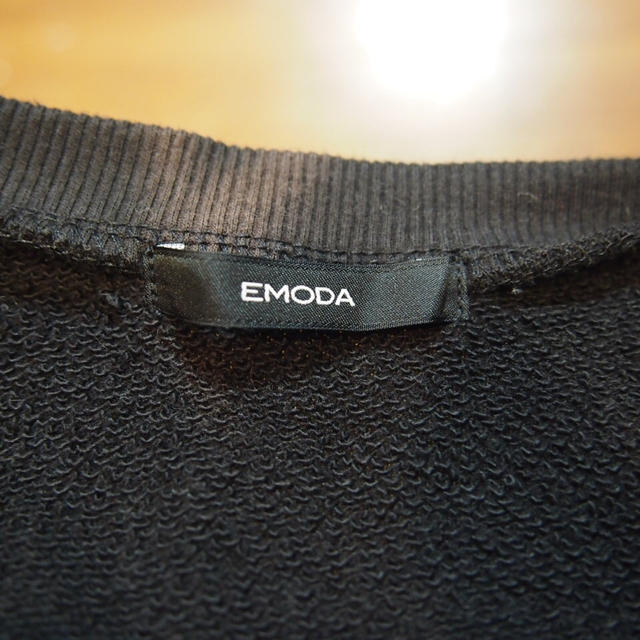 EMODA(エモダ)のEMODA トレーナー生地 トップス  レディースのトップス(Tシャツ(半袖/袖なし))の商品写真