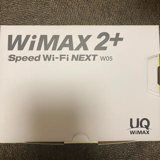 エーユー(au)の【WiMAX2+　Speed Wi-Fi NEXT W05】(その他)
