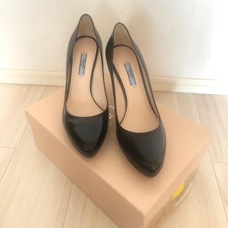 プラダ(PRADA)の美品　エナメル　PRADA(ハイヒール/パンプス)