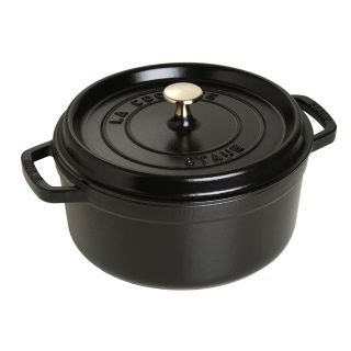 ストウブ(STAUB)のSTAUB22㎝ブラック　新品未使用(鍋/フライパン)