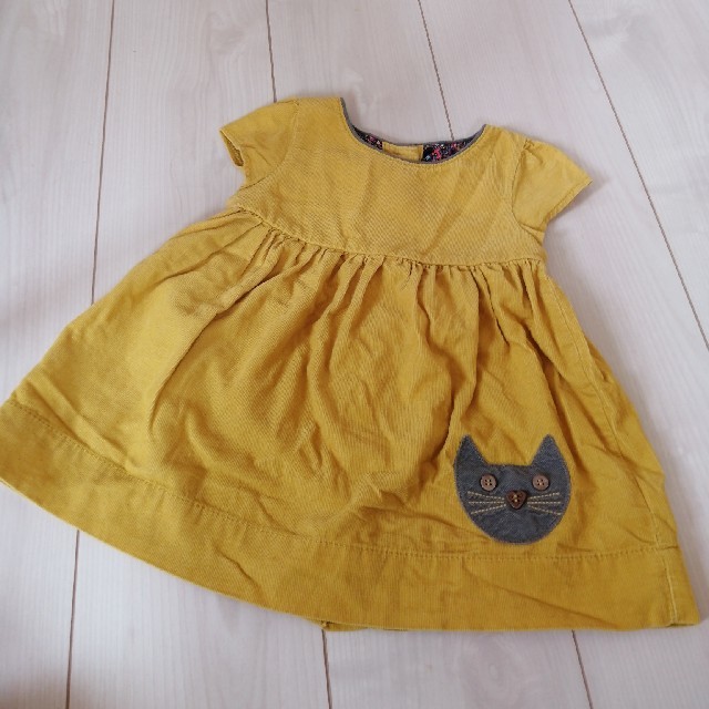 NEXT(ネクスト)のnext baby 猫ワンピース キッズ/ベビー/マタニティのベビー服(~85cm)(ワンピース)の商品写真