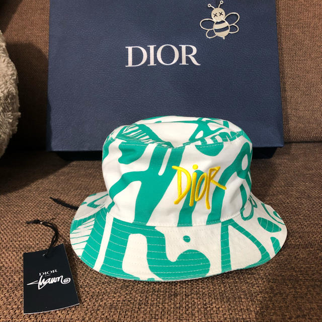 dior stuusy バケットハット バケハ