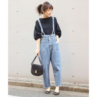 スピックアンドスパン(Spick & Span)の【SOMETHING × Spick&Span】デニムサロペット(サロペット/オーバーオール)