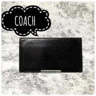 コーチ(COACH)のCOACH コーチ メンズ 長財布 革 ブラック(長財布)