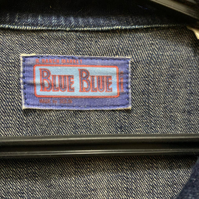 HOLLYWOOD RANCH MARKET(ハリウッドランチマーケット)のBLUE BLUE デニム　カバーオール　サイズ0 メンズのジャケット/アウター(Gジャン/デニムジャケット)の商品写真