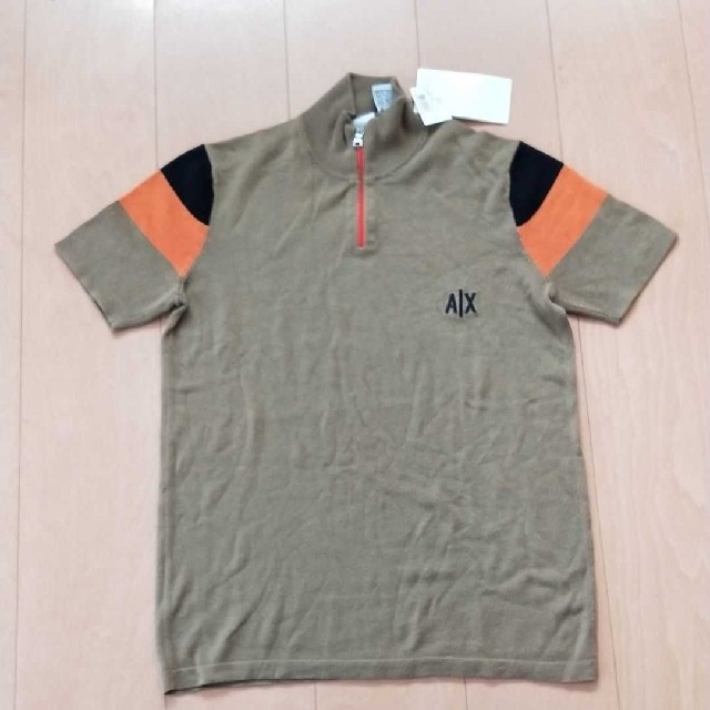 ARMANI EXCHANGE(アルマーニエクスチェンジ)のAlmarni Exchange　半袖ニット レディースのトップス(Tシャツ(半袖/袖なし))の商品写真