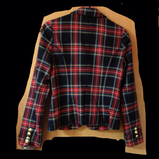 CECIL McBEE(セシルマクビー)のチェックジャケット レディースのジャケット/アウター(テーラードジャケット)の商品写真