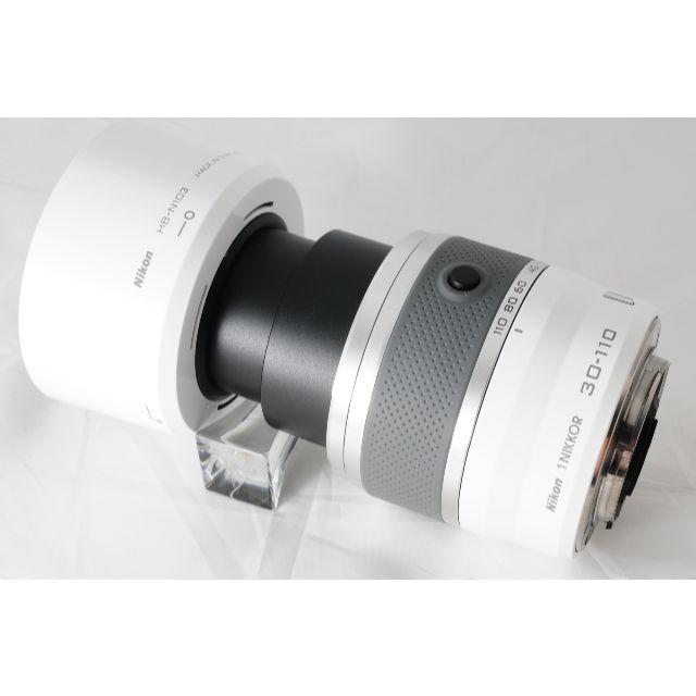 Nikon(ニコン)の【超望遠レンズ】1 NIKKOR VR 30-110mm F3.8-5.6 白 スマホ/家電/カメラのカメラ(レンズ(ズーム))の商品写真