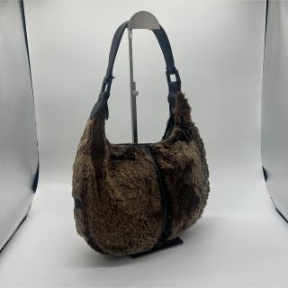 ロンシャン(LONGCHAMP)の◎ Longchamp ロンシャン ファー トートバッグ ショルダーバッグ(トートバッグ)