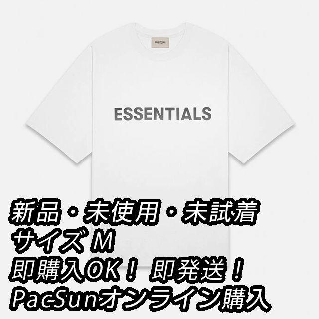 ★新品/白/M★ FOG ESSENTIALS Tシャツ ロゴT