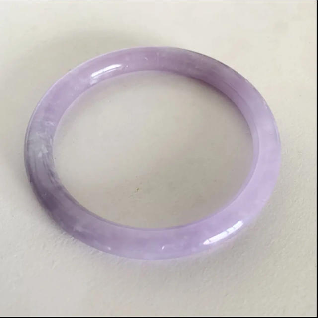 天然石ターコイズ 超美品○ミャンマー産ラベンダー翡翠バングル - 通販