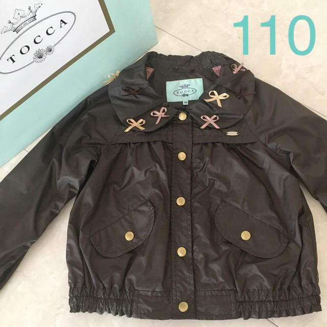 TOCCA(トッカ)の【最終値下げ！】TOCCA トッカ パーカー ブルゾン 110 キッズ/ベビー/マタニティのキッズ服女の子用(90cm~)(コート)の商品写真