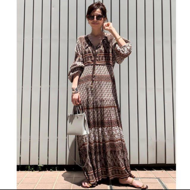 BLUE BOHEME/ブルー ボヘム　Printed Long Dress