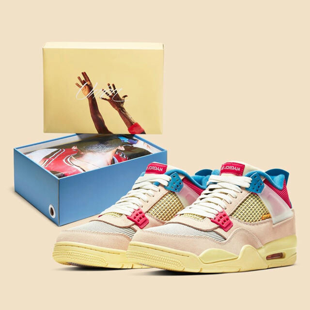 2022年激安 NIKE 26.5cm ice Guave 4 Jordan Union x NIKE - スニーカー