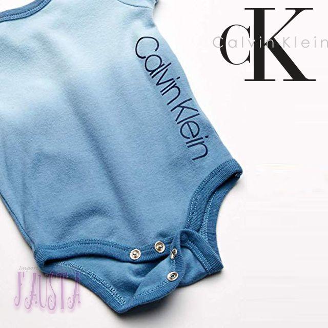 Ralph Lauren(ラルフローレン)のCK カルバンクライン 2枚セット ロンパース 男の子 赤ちゃん ベビー服 キッズ/ベビー/マタニティのベビー服(~85cm)(ロンパース)の商品写真