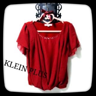 ミッシェルクラン(MICHEL KLEIN)の♥KLEIN PLUS ｶｯﾄｿｰ♥(カットソー(半袖/袖なし))