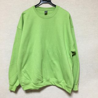 ギルダン(GILDAN)の新品 GILDAN ギルダン 長袖トレーナー キウイ 黄緑色 XL(スウェット)