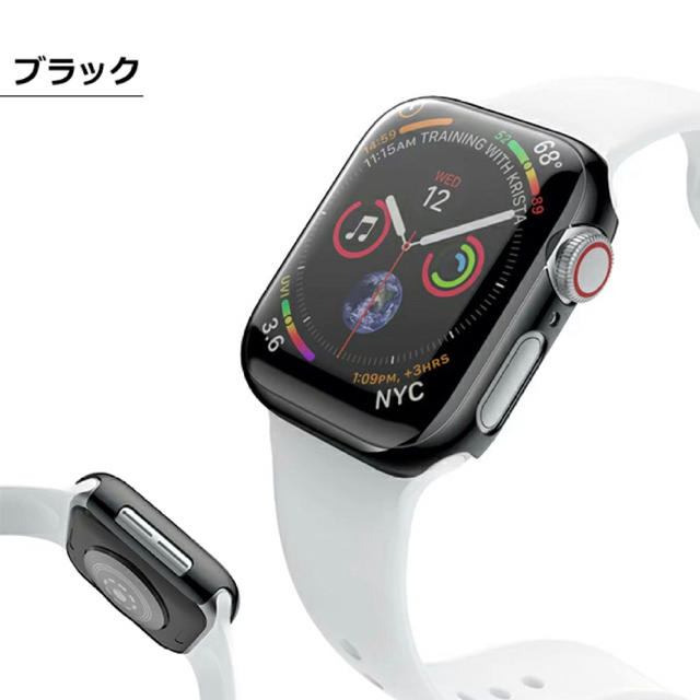 Apple Watch カバー　ハードケース　ブラック　40mm スマホ/家電/カメラのスマホアクセサリー(モバイルケース/カバー)の商品写真