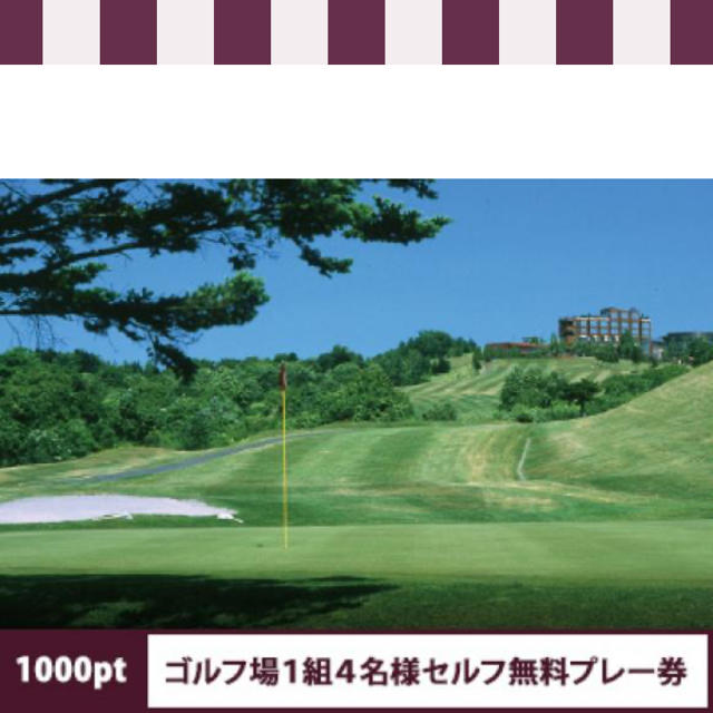 シャトレーゼ  ゴルフ　4名様