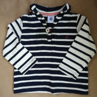 プチバトー(PETIT BATEAU)のプチバトー 70 80　カットソー　ボーダー(Tシャツ/カットソー)