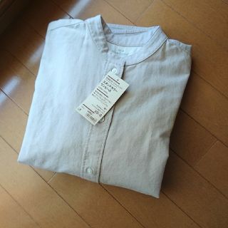 ムジルシリョウヒン(MUJI (無印良品))の無印良品スタンドカラーワンピース  今季(ロングワンピース/マキシワンピース)