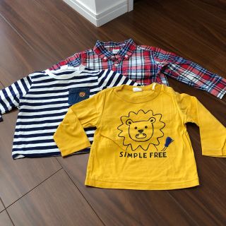 ベビーギャップ(babyGAP)の80サイズ　ロングシャツ　GAP他(Ｔシャツ)