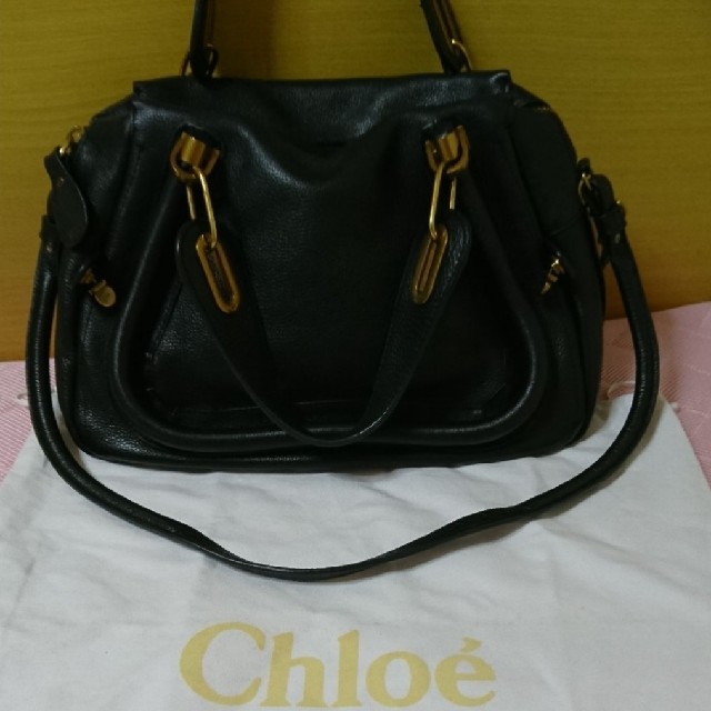 バッグ定価22万以上！クロエ☆Chloe☆パラティ2wayバッグ☆ブラック