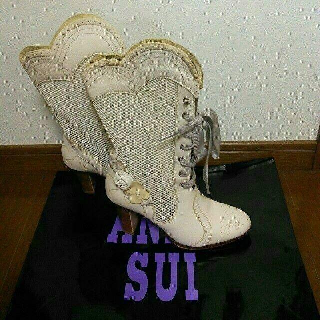 ANNA SUI(アナスイ)のアナスイ　メッシュブーツ レディースの靴/シューズ(ブーツ)の商品写真