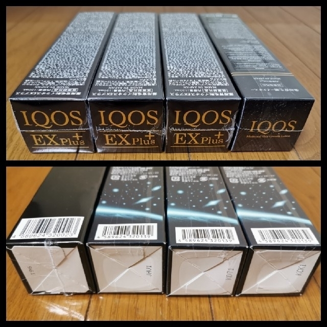 IQOS(アイコス)の薬用育毛剤 イクオスEXプラス3本とイクオス 薬用スカルプローション 120ml コスメ/美容のヘアケア/スタイリング(スカルプケア)の商品写真