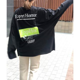 トゥデイフル(TODAYFUL)のcanaljean via j) "Expert Horror"ロンT(Tシャツ(長袖/七分))