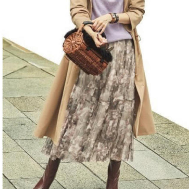 JUSGLITTY(ジャスグリッティー)のジャスグリッティ　フラワースカート レディースのスカート(ロングスカート)の商品写真